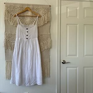 Louna Button Midi Dress